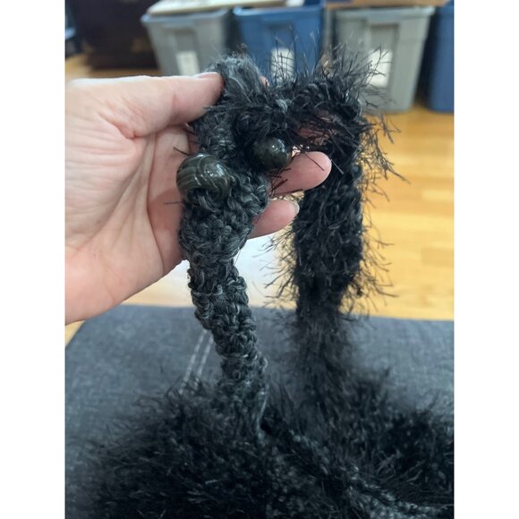 Vintage Handmade Fuzzy Purse with Elvis Theme Inside - Picture 6 of 8